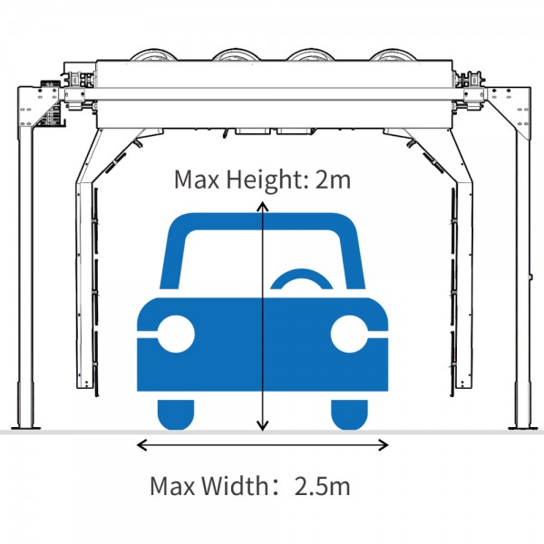 M-WS100 Touchless Car Wash Machine